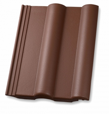 Finkenberger-pan Koperbruin TOP LongLife mat 406 waterdichte en vorstbestendige beton dakpan van Nelskamp