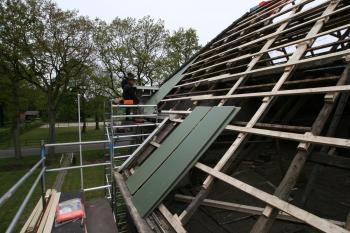 Dak renovatie van boerderij in Gasselternijveen