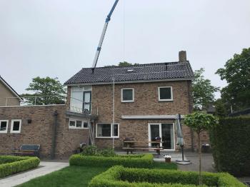 Musselkanaal complete dak vervanging nieuwe Nelskamp f12 gelegd