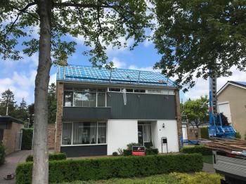 Musselkanaal complete dak vervanging nieuwe Nelskamp f12 gelegd