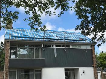 Musselkanaal complete dak vervanging nieuwe Nelskamp f12 gelegd