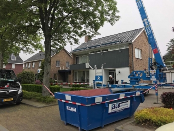 In Brugge complete dakvervanging en nieuwe Nelskamp f12 pannen gelegd. Musselkanaal complete dak vervanging nieuwe Nelskamp f12 gelegd